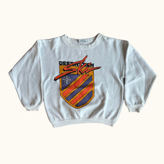 Vintage 90's Destination Ski sweatshirt size S