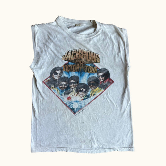 Vintage 1984 Jacksons victory tour sleeveless shirt M