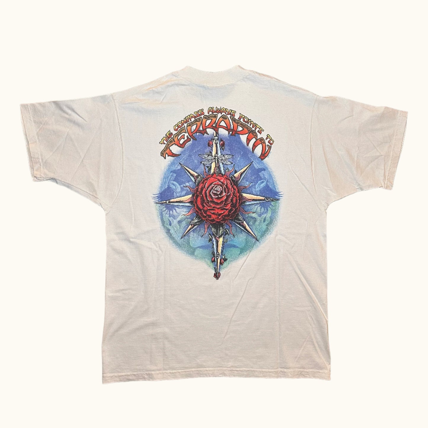 Vintage 1997 Liquid Blue Grateful Dead Terrapin shirt size L