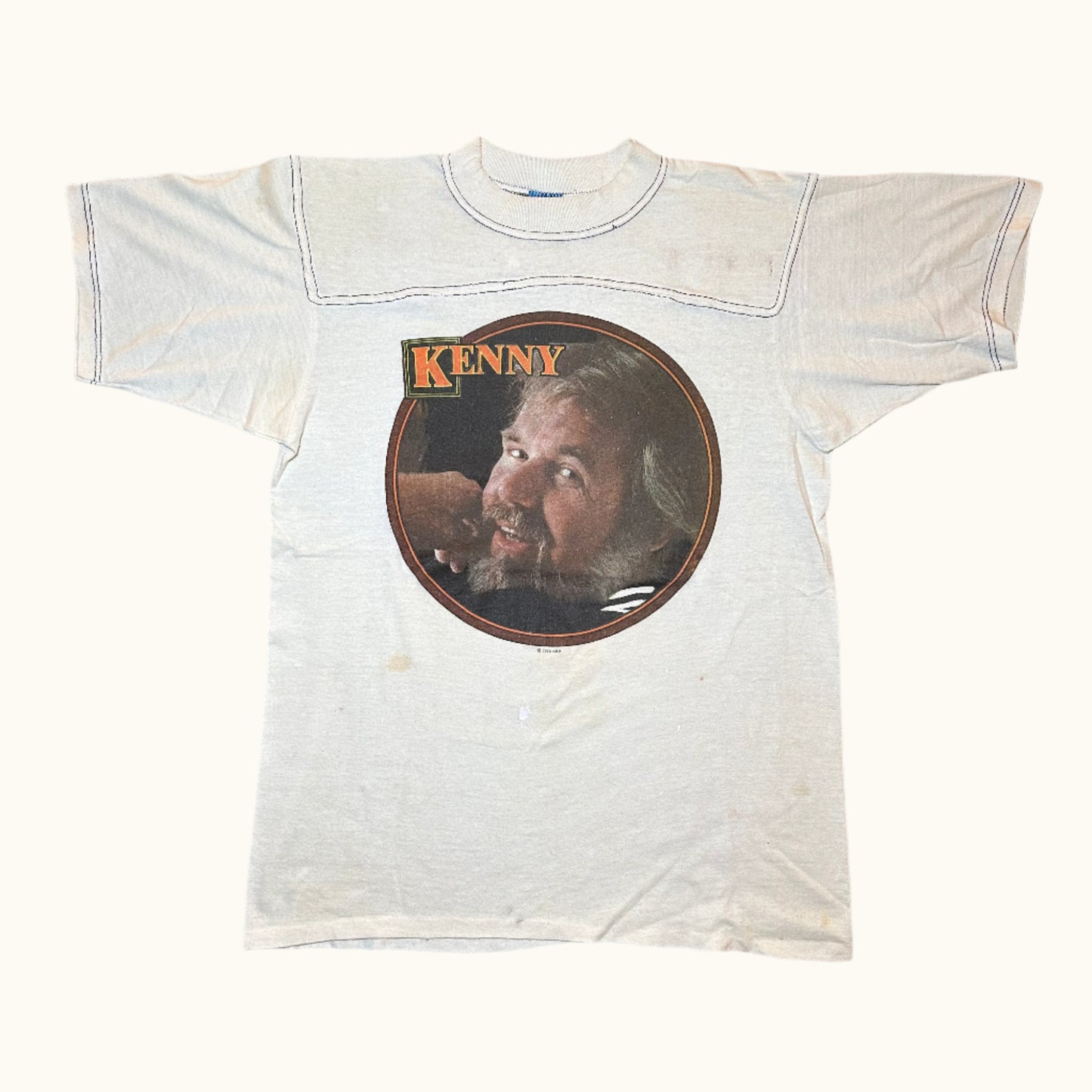 Vintage Kenny Rogers 1980 Tour shirt size L