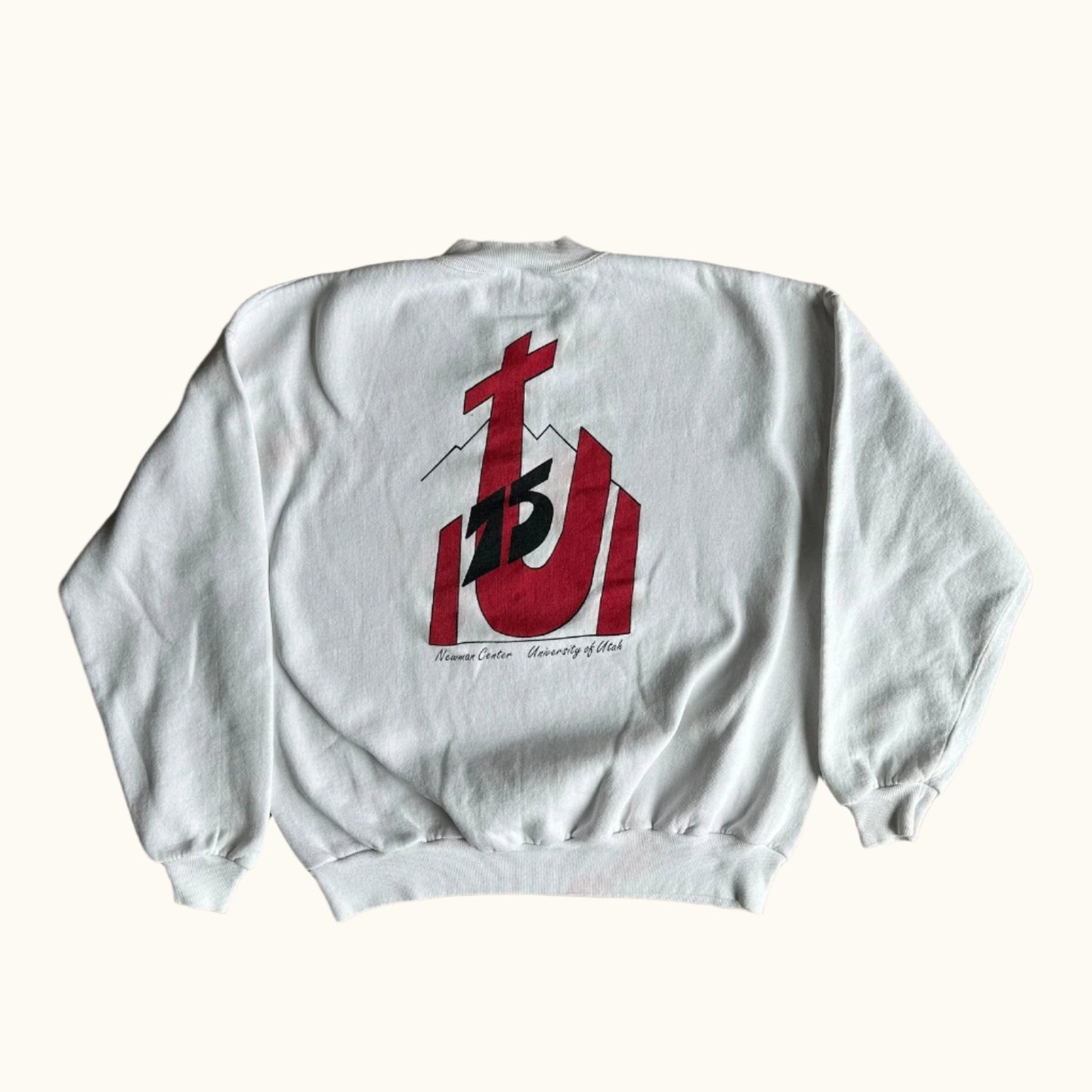 Vintage 90's University of Utah Newman Center sweatshirt size XL